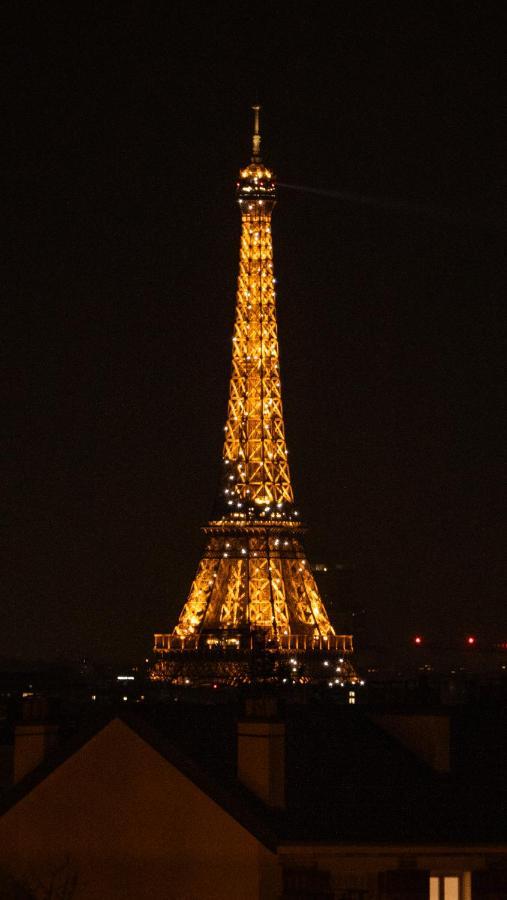 Ferienwohnung Joli T2 Proche Du Metro Avec Vue Tour Eiffel Issy-les-Moulineaux Exterior foto